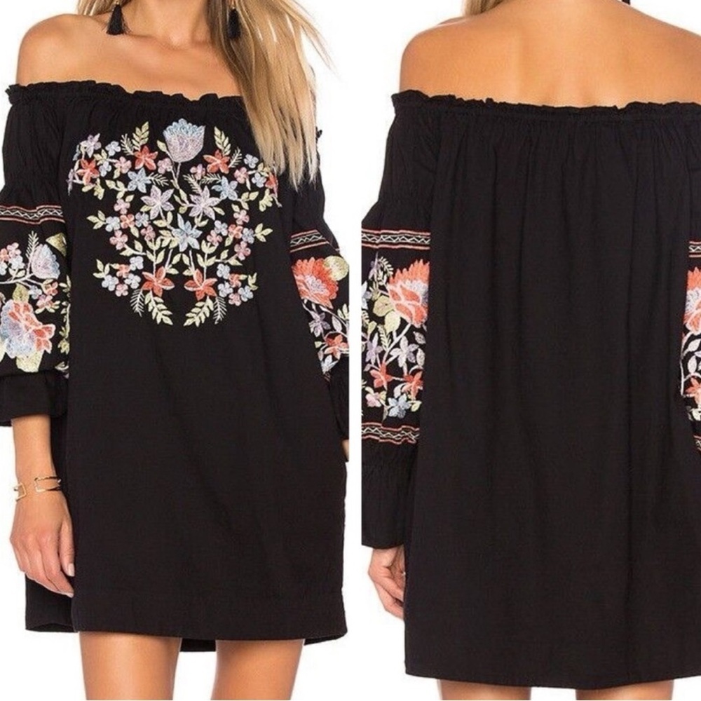 Free People Fleur Du Jour Enchanted Garden Mini Dress